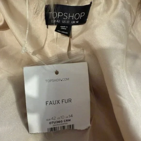 1970s Retro Vintage Inspired 'Leah' Faux Rabbit Fur Coat - Picture 15 of 16